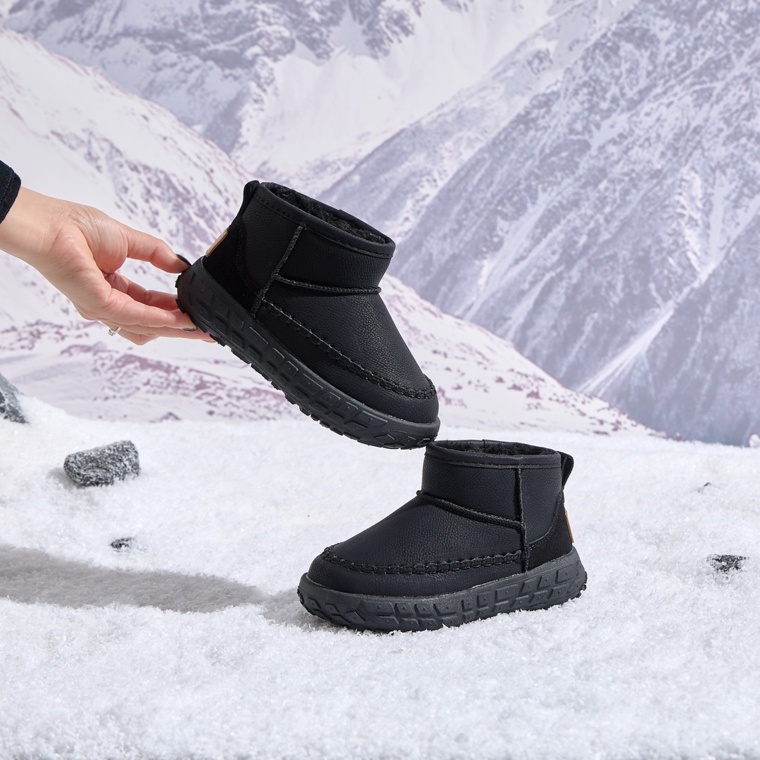 图片[3]-UGG轮胎底雪地靴 UGG加绒保暖登山防滑户外雪地靴童鞋 真皮软底保暖防冻网红爆款棉鞋 26-37-选品中心