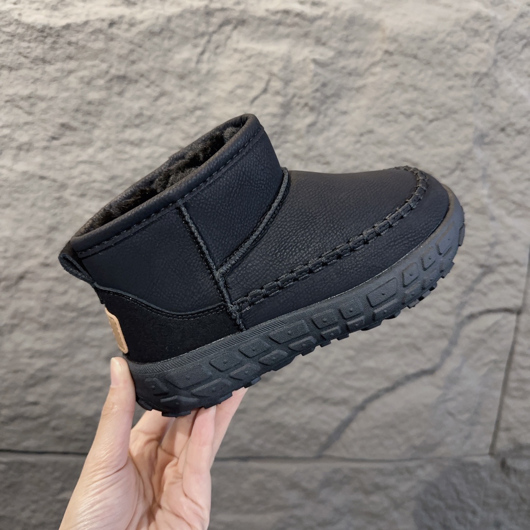 图片[4]-UGG轮胎底雪地靴 UGG加绒保暖登山防滑户外雪地靴童鞋 真皮软底保暖防冻网红爆款棉鞋 26-37-选品中心