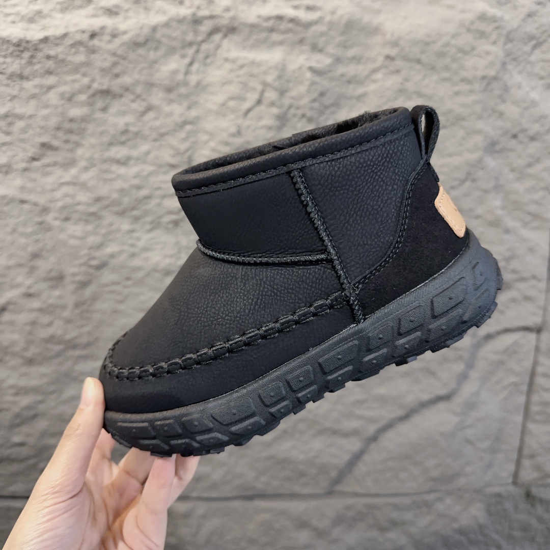 图片[3]-UGG轮胎底雪地靴 UGG加绒保暖登山防滑户外雪地靴童鞋 真皮软底保暖防冻网红爆款棉鞋 26-37-选品中心