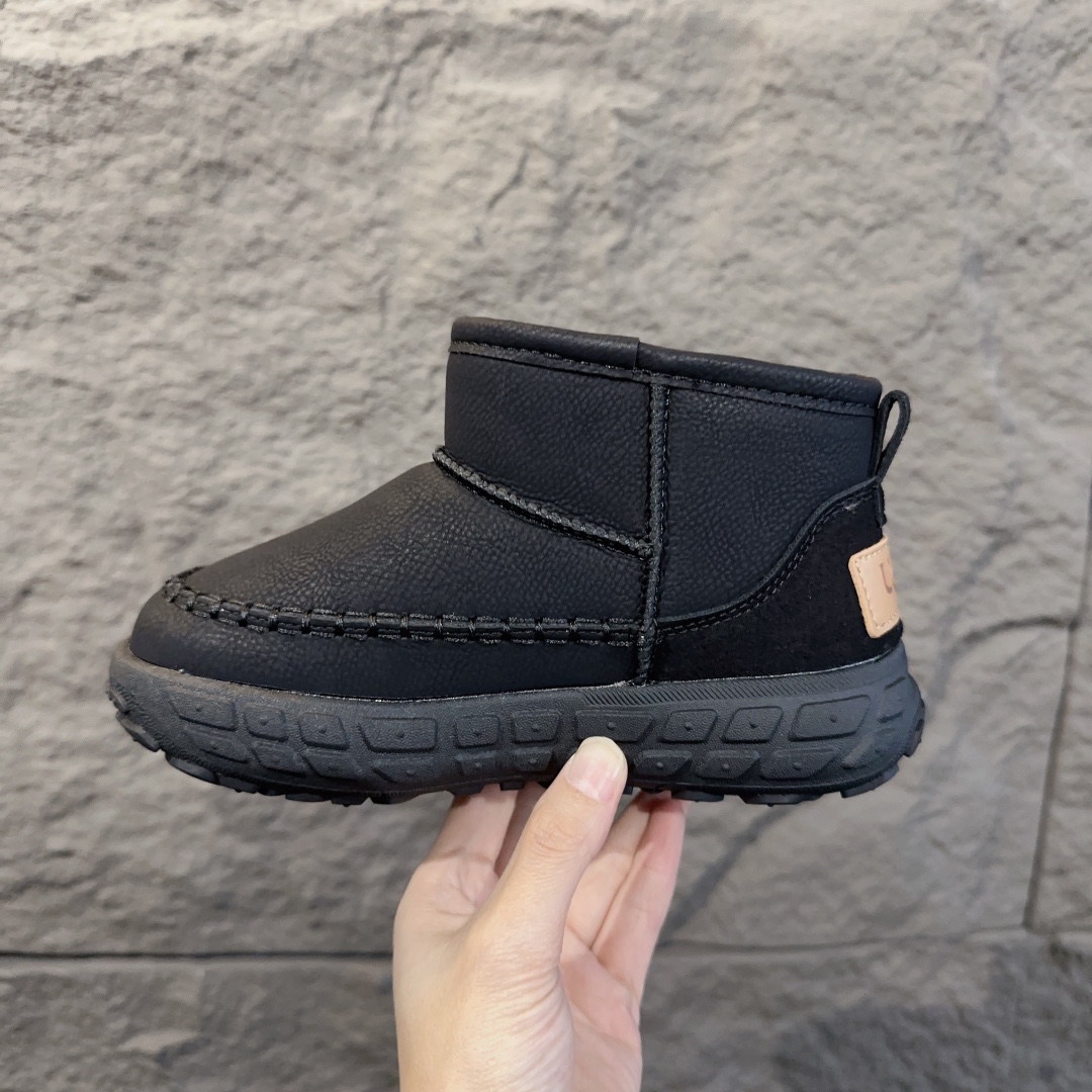图片[6]-UGG轮胎底雪地靴 UGG加绒保暖登山防滑户外雪地靴童鞋 真皮软底保暖防冻网红爆款棉鞋 26-37-选品中心