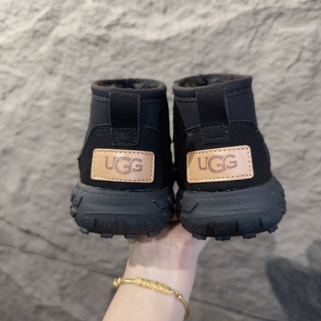 图片[7]-UGG轮胎底雪地靴 UGG加绒保暖登山防滑户外雪地靴童鞋 真皮软底保暖防冻网红爆款棉鞋 26-37-选品中心