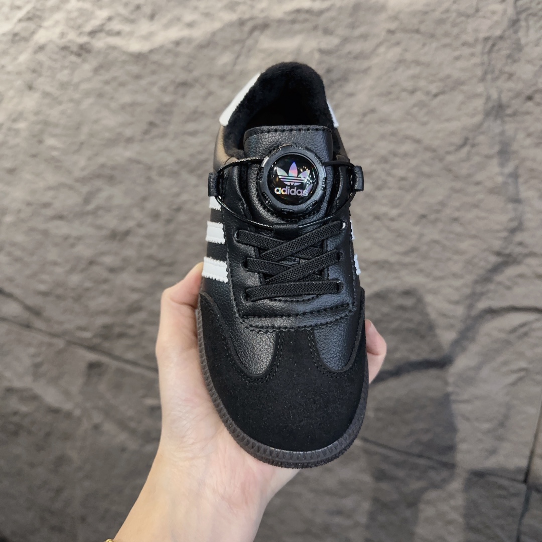 图片[2]-adidas 德训鞋旋转纽扣童鞋 阿迪达斯德训鞋复古休闲运动板鞋旋转纽扣童鞋 松紧带+旋转纽扣 26-37-选品中心