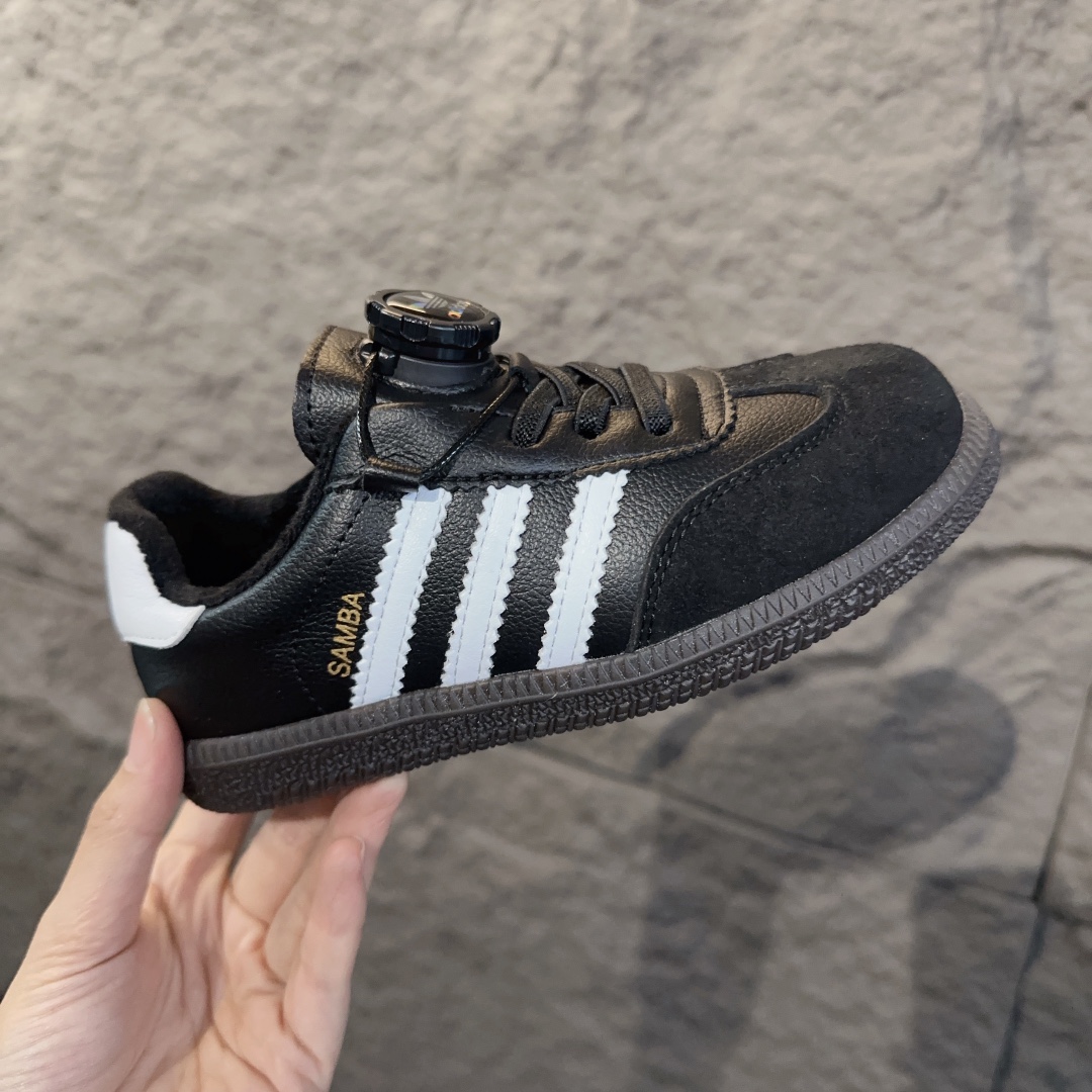 图片[4]-adidas 德训鞋旋转纽扣童鞋 阿迪达斯德训鞋复古休闲运动板鞋旋转纽扣童鞋 松紧带+旋转纽扣 26-37-选品中心