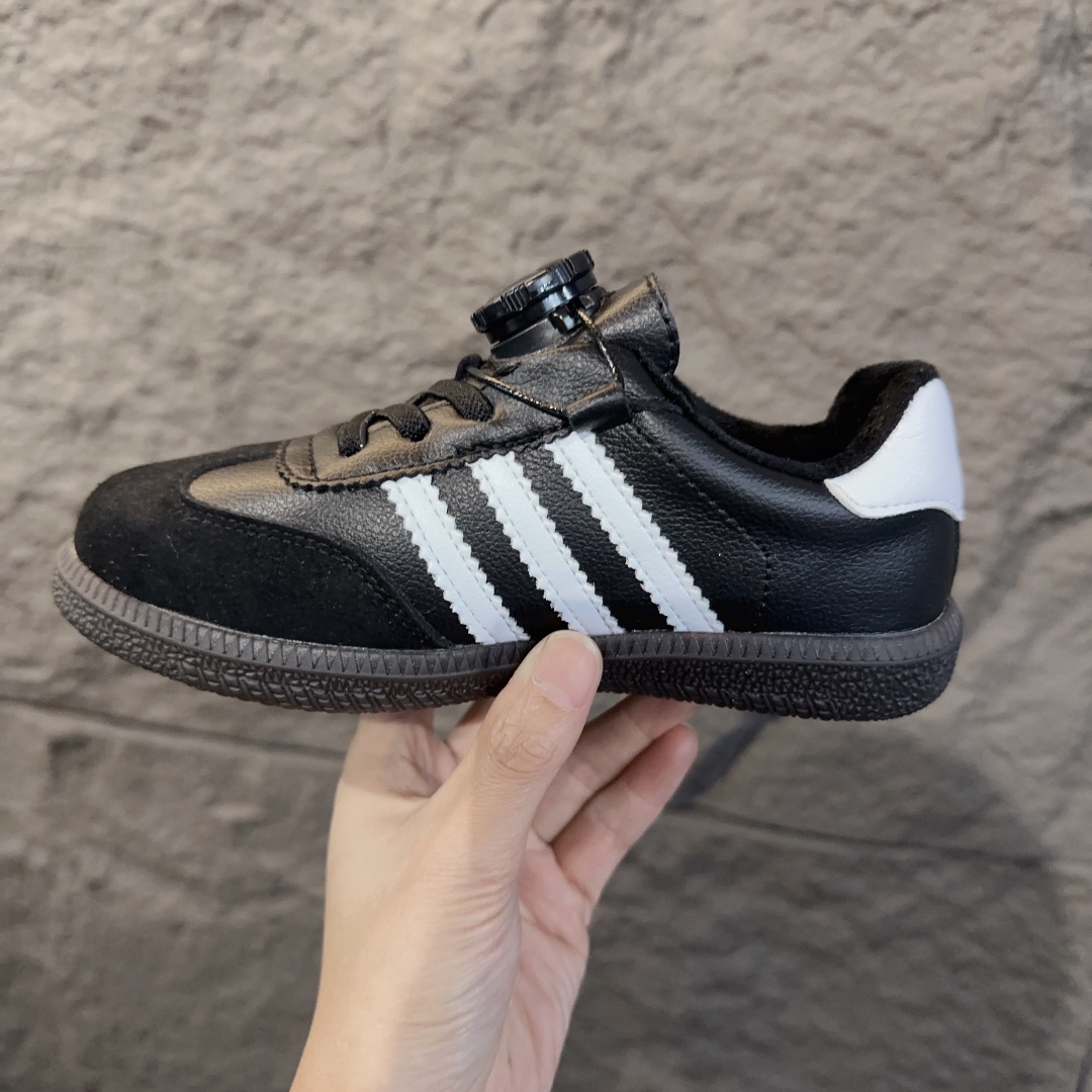 图片[6]-adidas 德训鞋旋转纽扣童鞋 阿迪达斯德训鞋复古休闲运动板鞋旋转纽扣童鞋 松紧带+旋转纽扣 26-37-选品中心