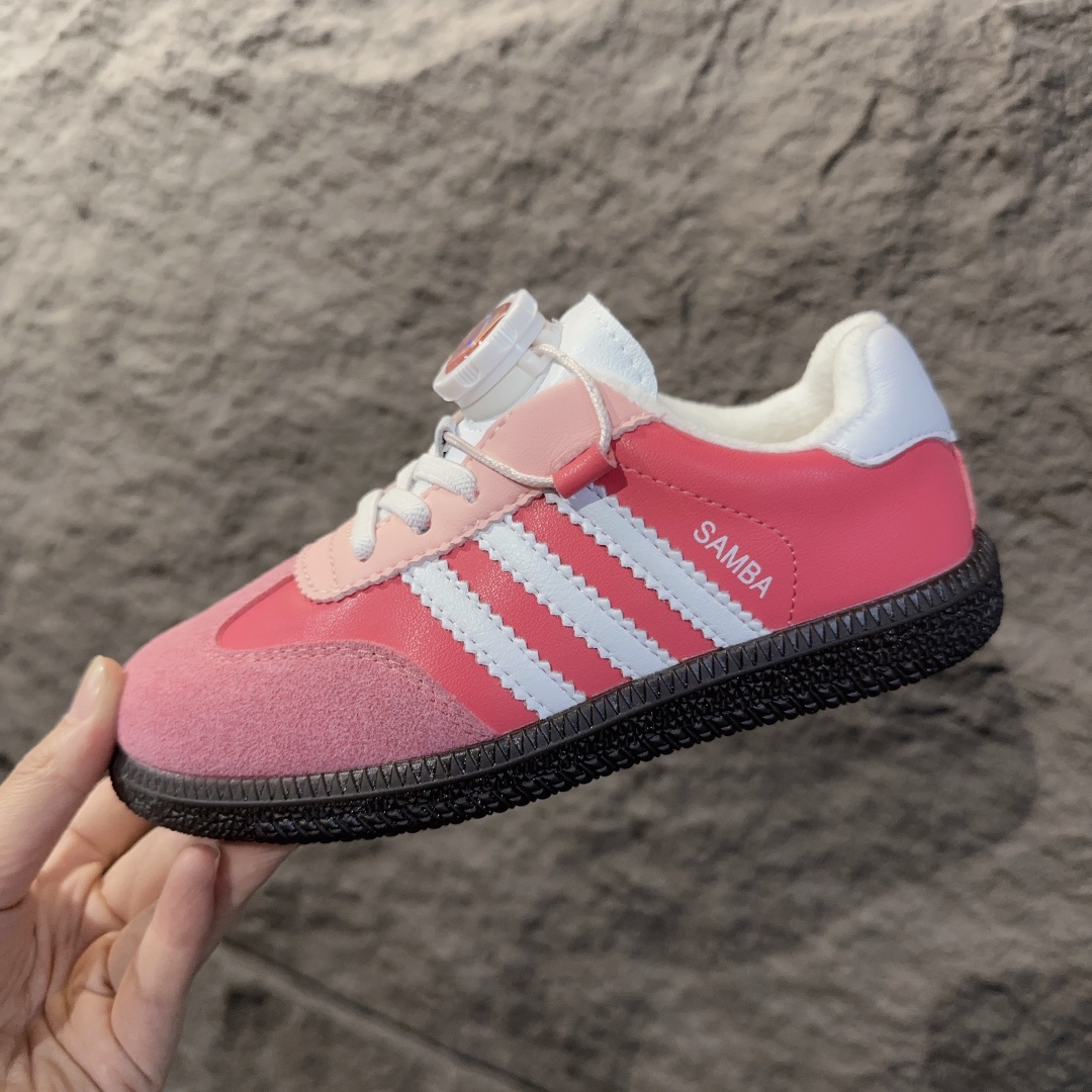 图片[3]-adidas 德训鞋旋转纽扣童鞋 阿迪达斯德训鞋复古休闲运动板鞋旋转纽扣童鞋 松紧带+旋转纽扣 26-37-选品中心