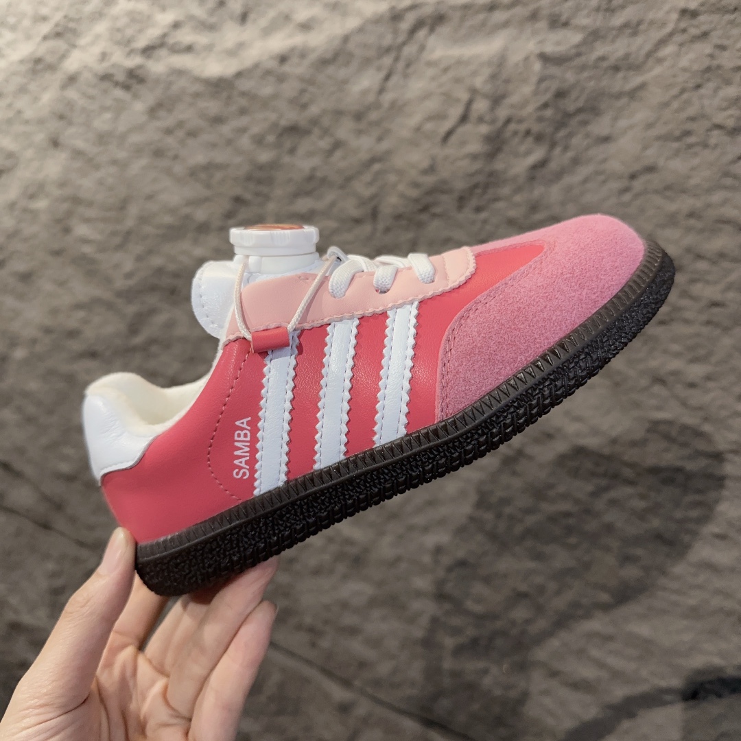 图片[4]-adidas 德训鞋旋转纽扣童鞋 阿迪达斯德训鞋复古休闲运动板鞋旋转纽扣童鞋 松紧带+旋转纽扣 26-37-选品中心