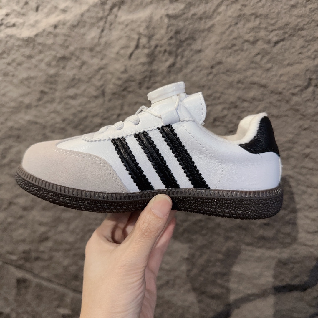 图片[6]-adidas 德训鞋旋转纽扣童鞋 阿迪达斯德训鞋复古休闲运动板鞋旋转纽扣童鞋 松紧带+旋转纽扣 26-37-选品中心