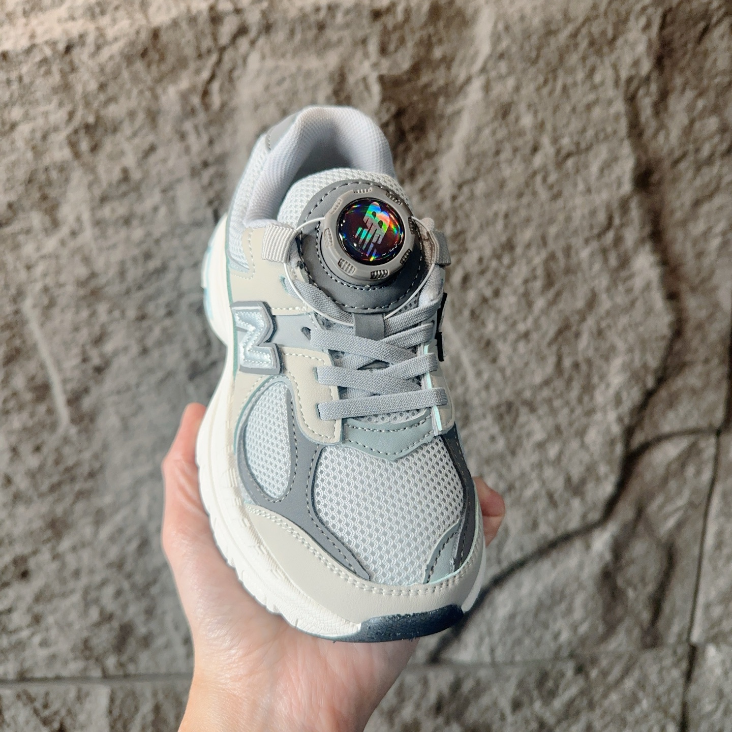 图片[2]-NB2002旋转纽扣童鞋 HerBalance 2002运动休闲跑鞋 系带方式：松紧带+旋转纽扣号 码：26-37-选品中心