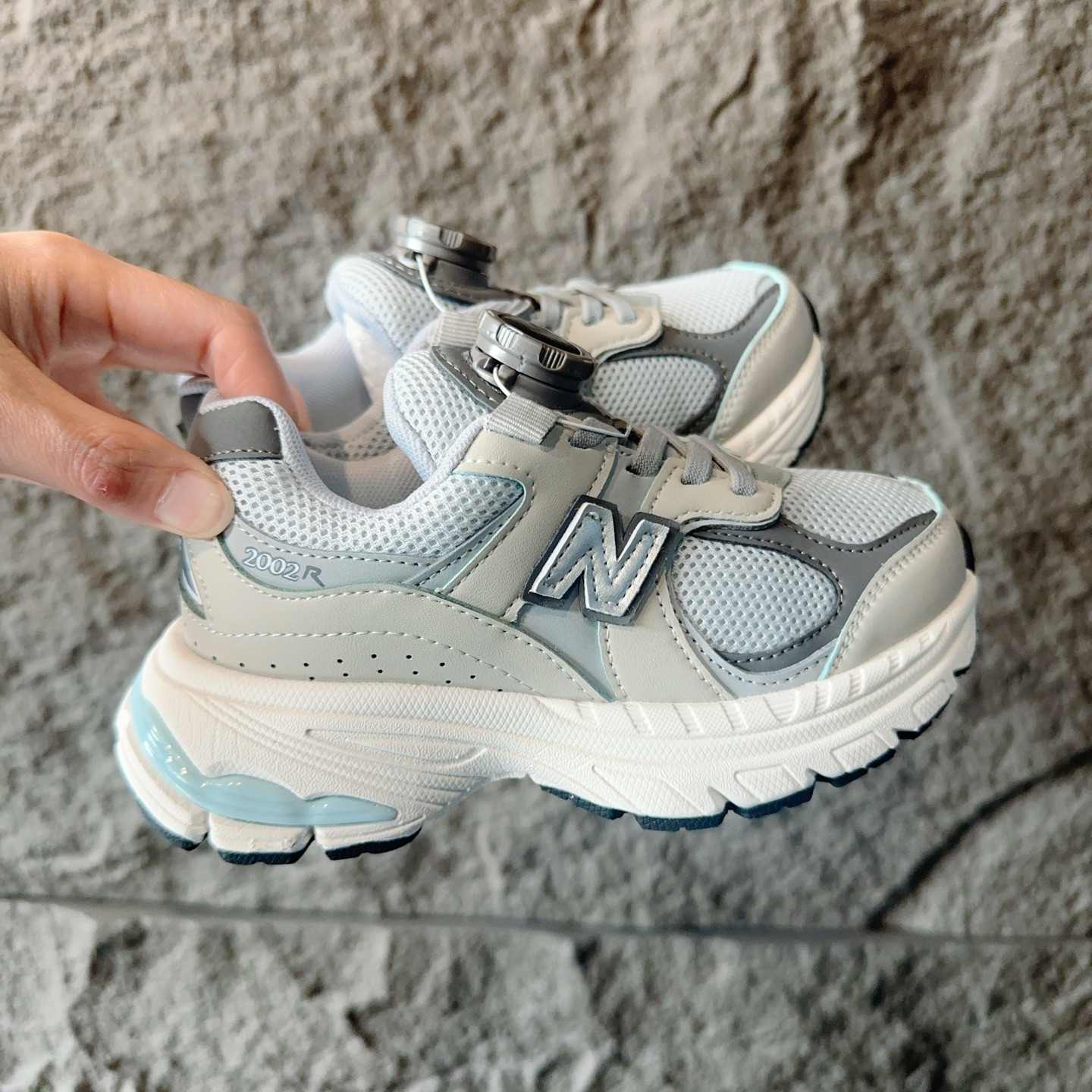 NB2002旋转纽扣童鞋 HerBalance 2002运动休闲跑鞋 系带方式：松紧带+旋转纽扣号 码：26-37-选品中心