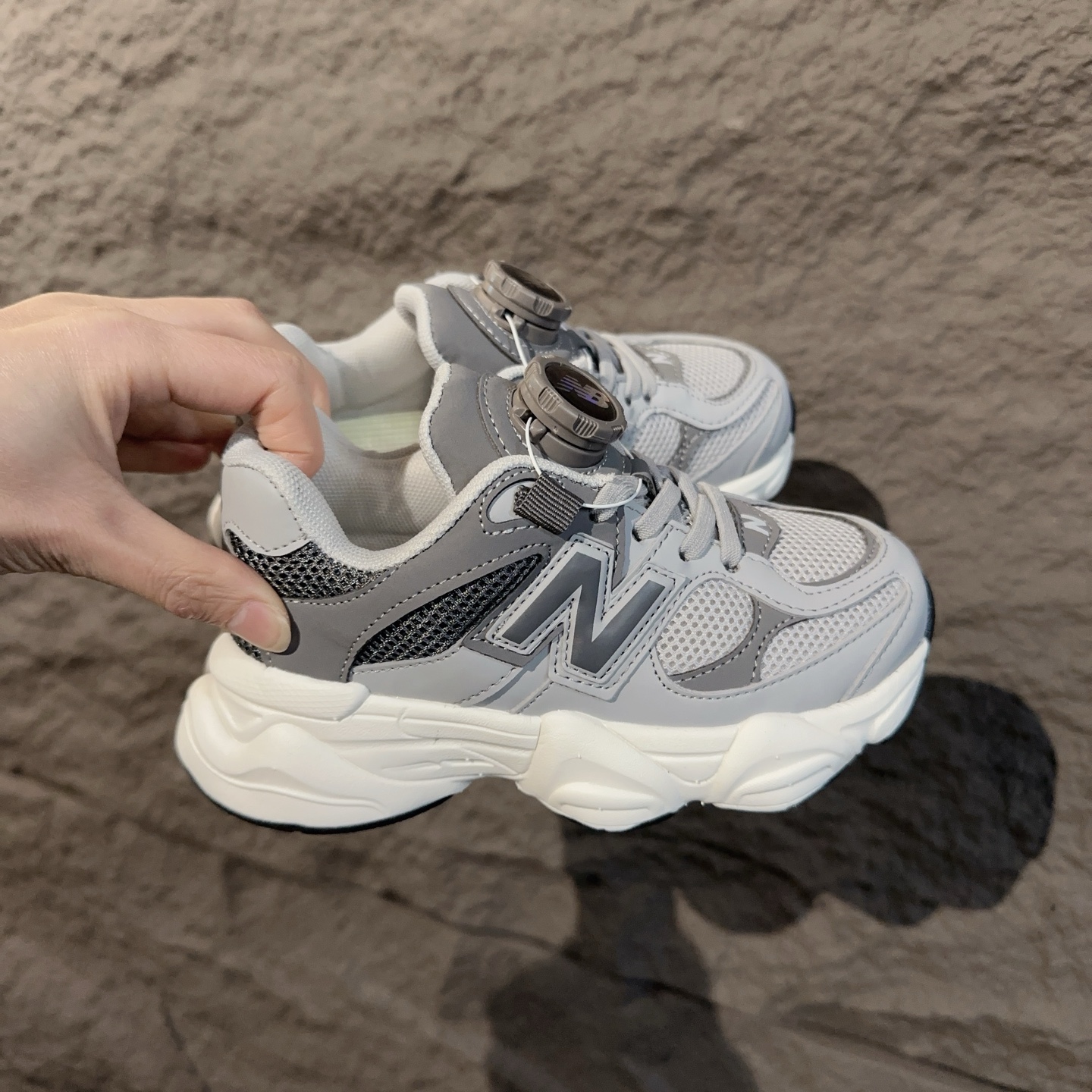NB9060旋转纽扣童鞋 New Balance 9060运动休闲跑鞋 尺码：26-37-选品中心