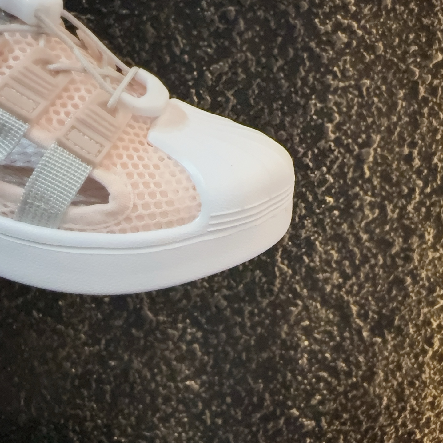 图片[5]-didas 贝壳头凉鞋 德训鞋童鞋 阿迪达斯贝壳头德训鞋童鞋 包头防撞凉鞋 系带方式：松紧扣 号码：26-37-选品中心