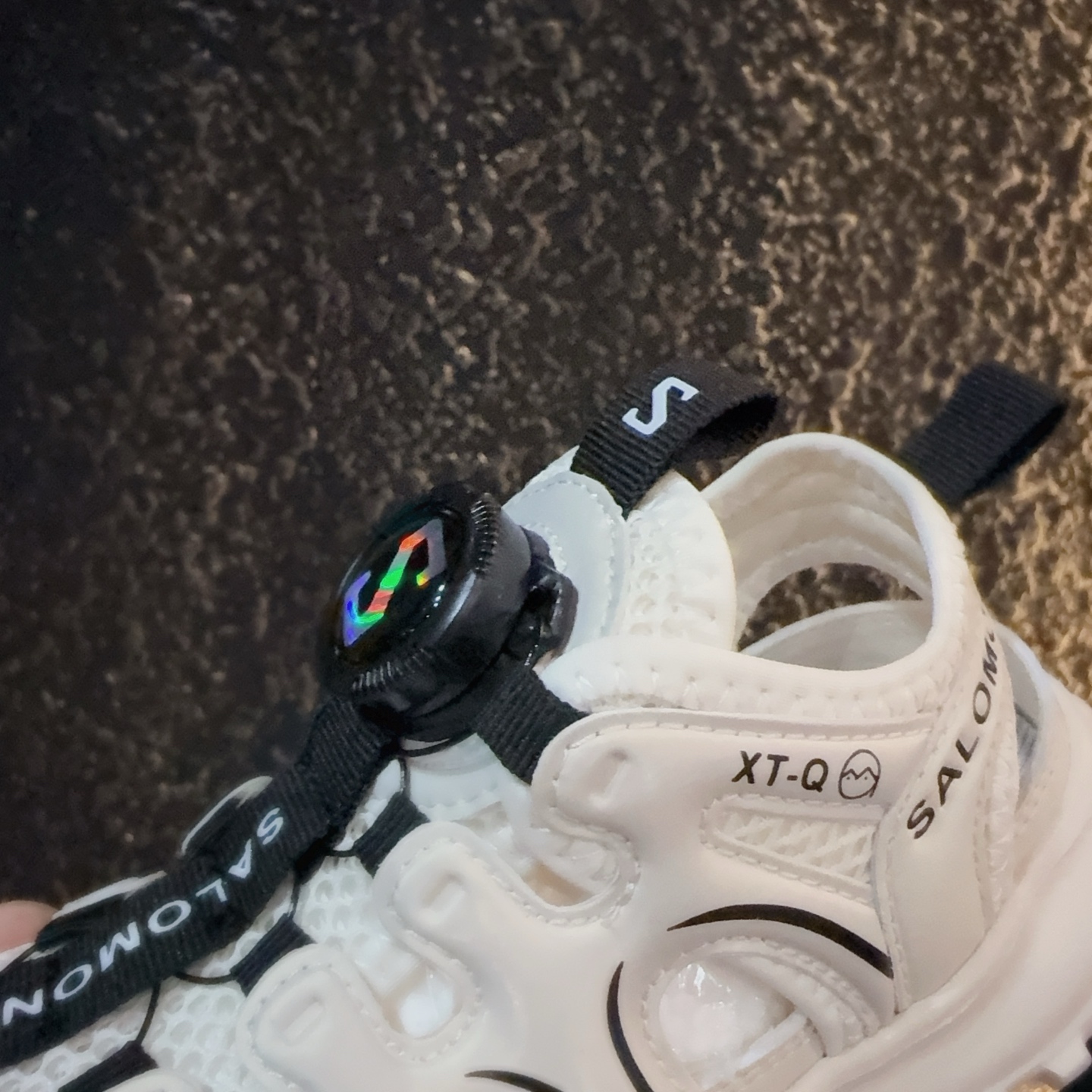 图片[9]-儿童萨络蒙XT-Q旋转纽扣凉鞋 SALOMON XT-Q系列旋转纽扣包头防撞童鞋 溯溪鞋凉鞋 萨络蒙XT-Q透气网鞋榴莲底涉水鞋沙滩鞋 尺码：26-37-选品中心