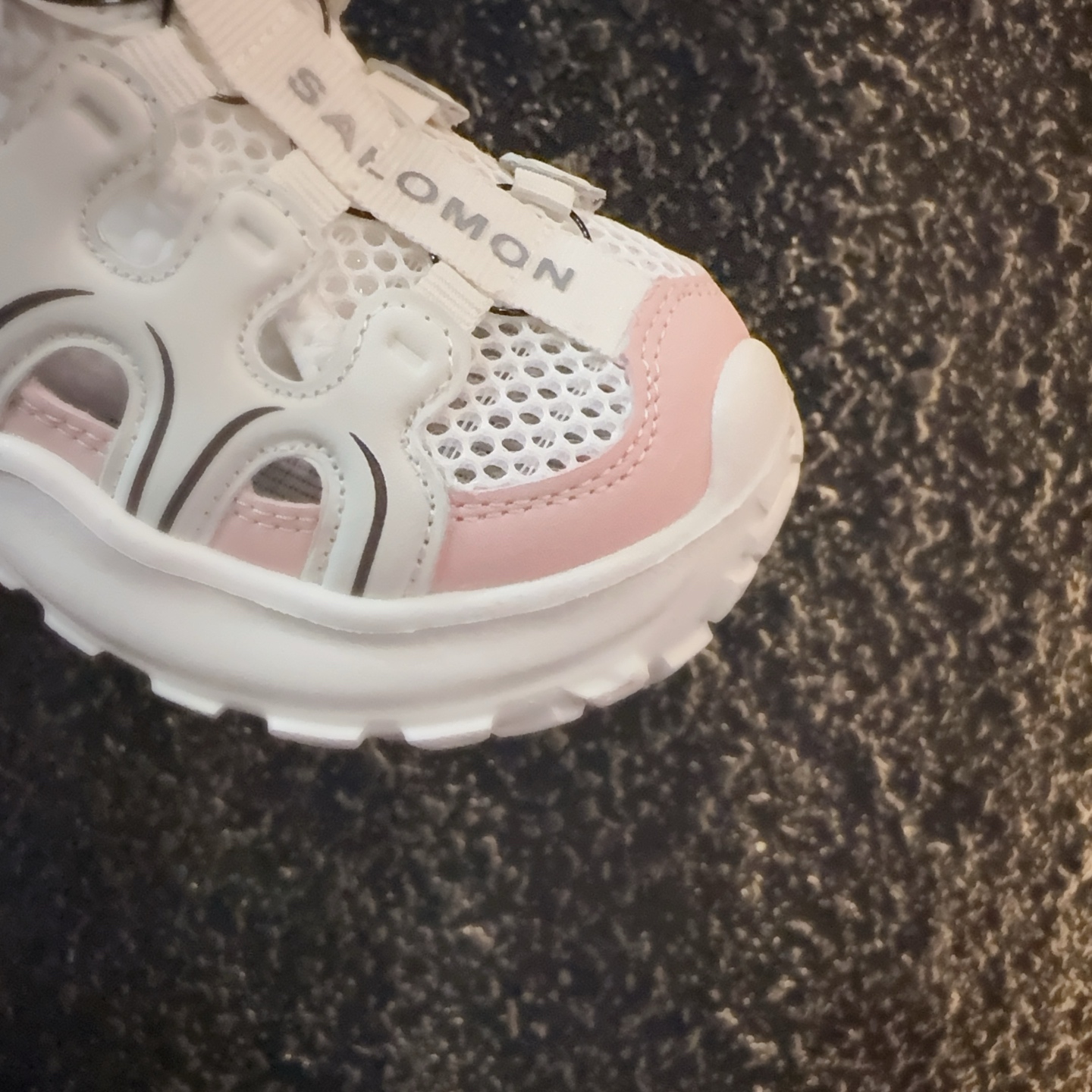 图片[5]-儿童萨络蒙XT-Q旋转纽扣凉鞋 SALOMON XT-Q系列旋转纽扣包头防撞童鞋 溯溪鞋凉鞋 萨络蒙XT-Q透气网鞋榴莲底涉水鞋沙滩鞋 尺码：26-37-选品中心