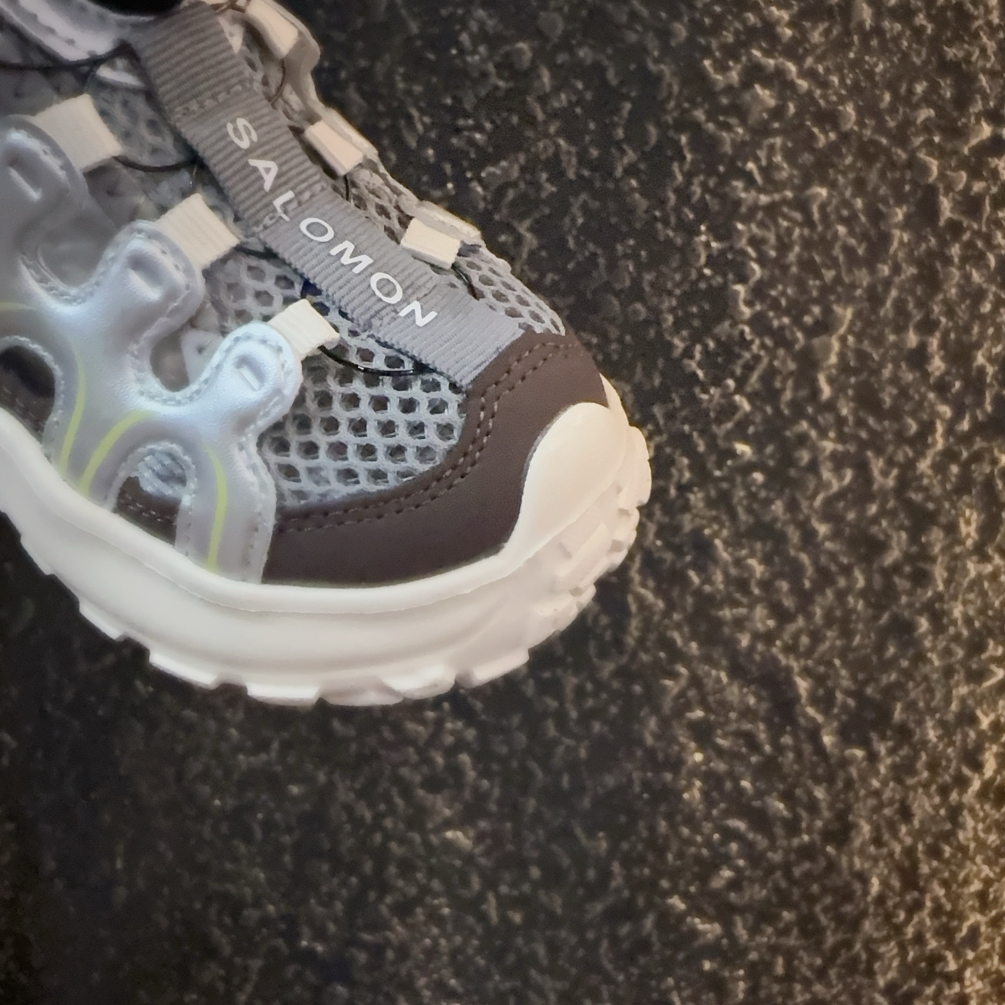 图片[5]-儿童萨络蒙XT-Q旋转纽扣凉鞋 SALOMON XT-Q系列旋转纽扣包头防撞童鞋 溯溪鞋凉鞋 萨络蒙XT-Q透气网鞋榴莲底涉水鞋沙滩鞋 尺码：26-37-选品中心