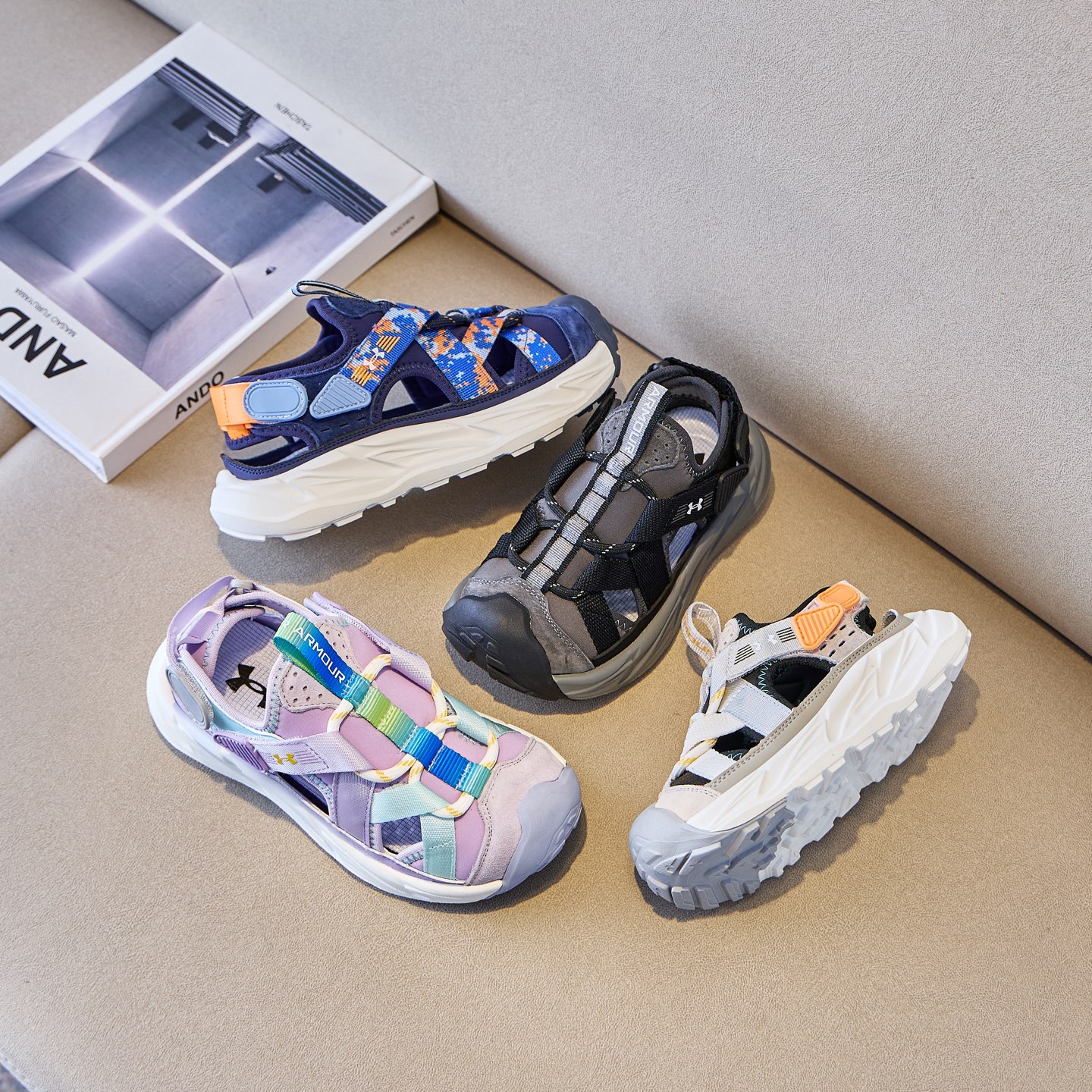 图片[3]-尺码表+集合图！ 安德玛防护型童鞋凉鞋 UNDER ARMOUR UA 沙滩防护型包头防撞童鞋溯溪鞋凉鞋 安德玛涉水鞋沙滩鞋 号码：27-37-选品中心