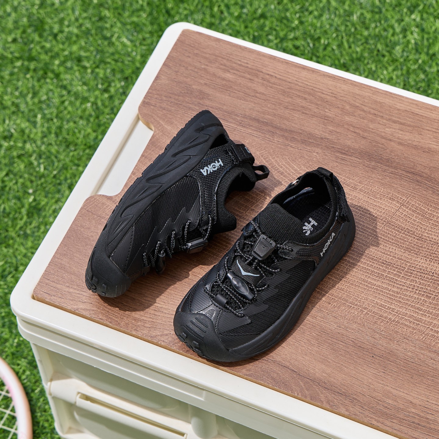 图片[3]-HOKA 霍帕拉2溯溪鞋一脚蹬童鞋凉鞋 霍帕拉2户外露营登山徒步速干溯溪鞋凉鞋抓地防滑沙滩鞋HOKAONEOEHOPARA2溪鞋涉水沙滩鞋 尺码：26-37-选品中心