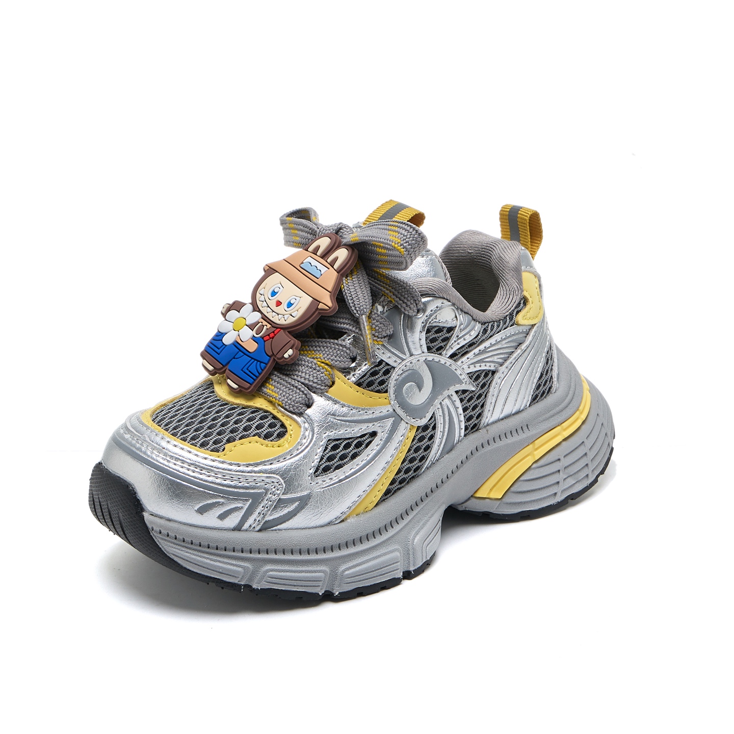 图片[6]-调MIUMIU 拉布布童鞋 MIUMIU 洋气挂件拉布布可爱风跑步鞋童鞋 MIUMIU老爹鞋开学季学生透气休闲防滑运动鞋 系带方式：内侧魔术贴 号码：26-37码 颜色：黄色，紫色-选品中心