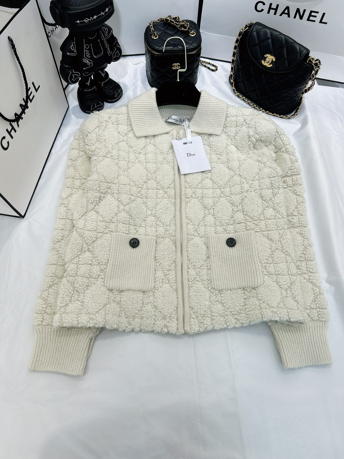 Dior Clothing Cardigans Coats & Jackets Knitting Lambswool Fall/Winter Collection