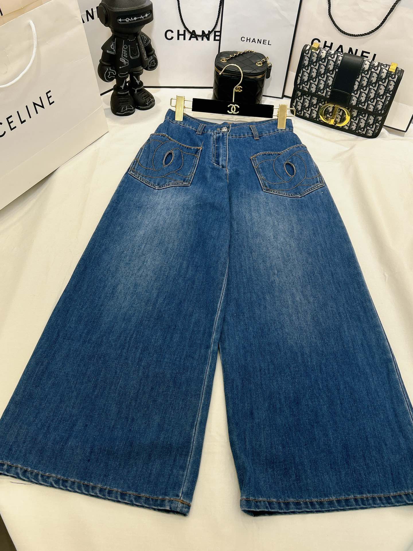 Chanel Wholesale
 Clothing Jeans Cotton Denim