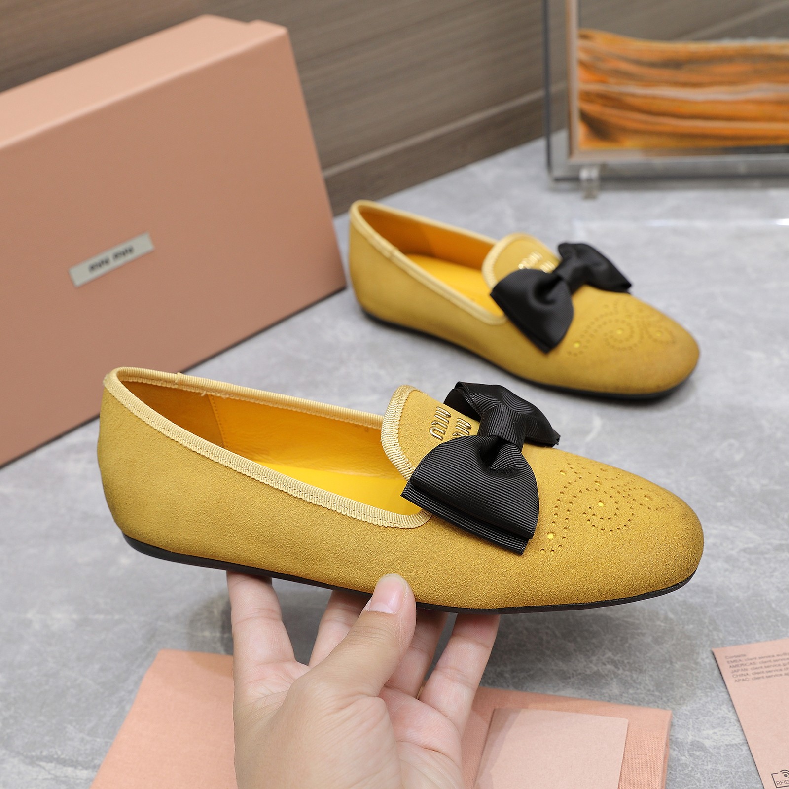 Miu Miu Bow Accent Loafers: Elegant, Comfortable, and Timeless Style 2 a1736429052085 1203