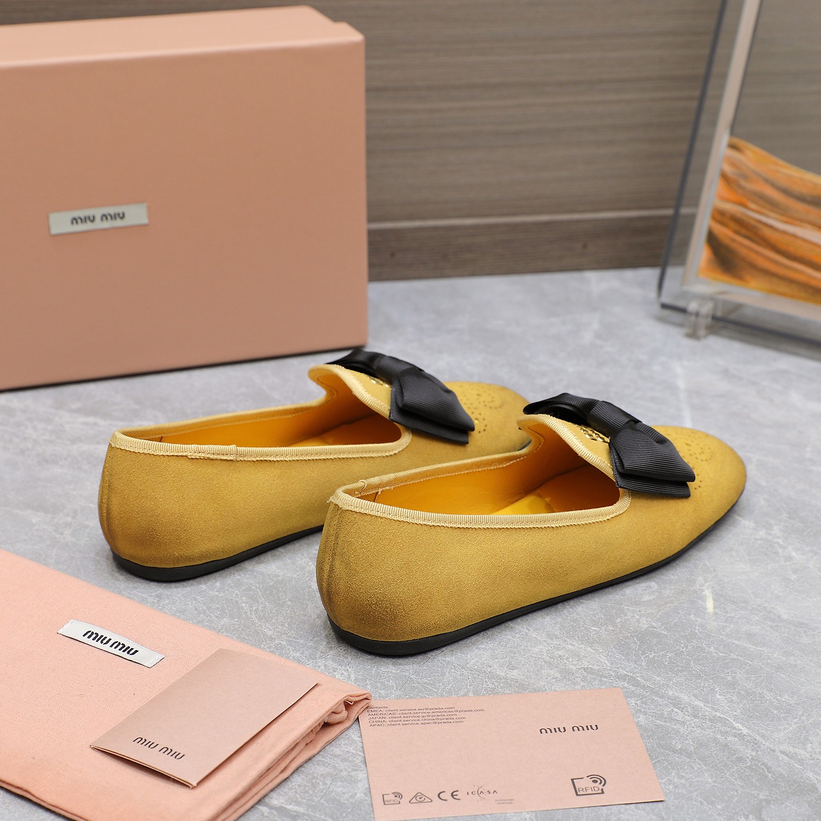 Miu Miu Bow Accent Loafers: Elegant, Comfortable, and Timeless Style 6 a1736429052143 5077