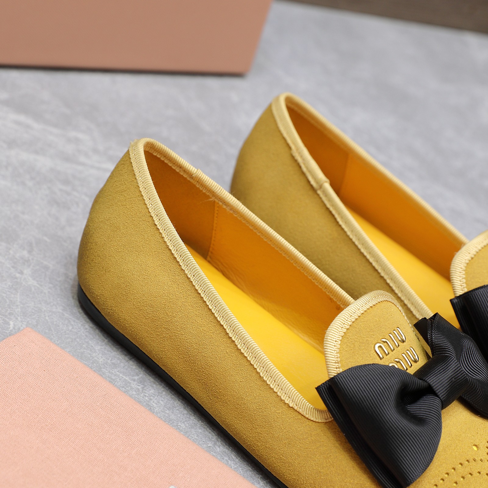 Miu Miu Bow Accent Loafers: Elegant, Comfortable, and Timeless Style 7 a1736429052149 2565