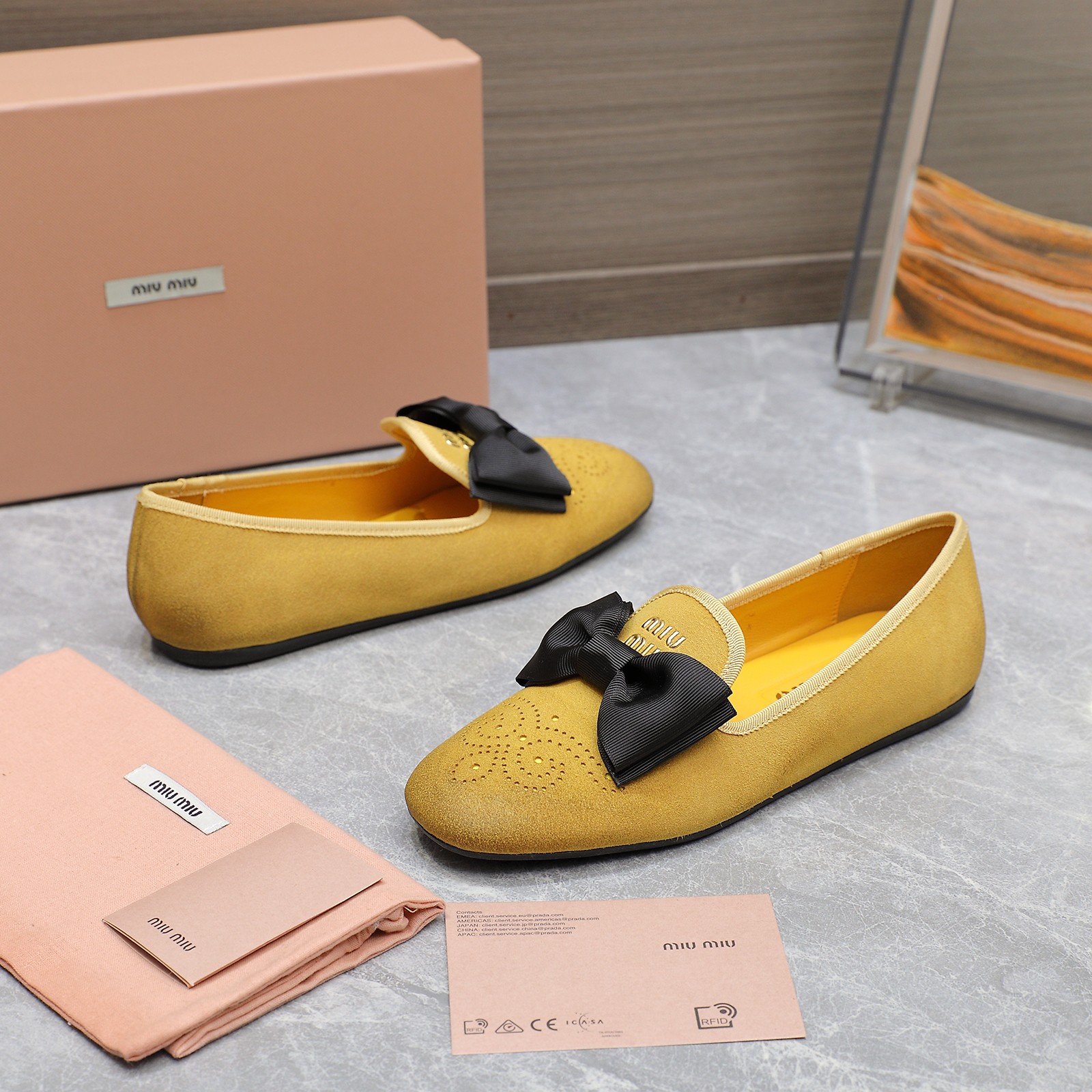 Miu Miu Bow Accent Loafers: Elegant, Comfortable, and Timeless Style 10 a1736429057598 1355