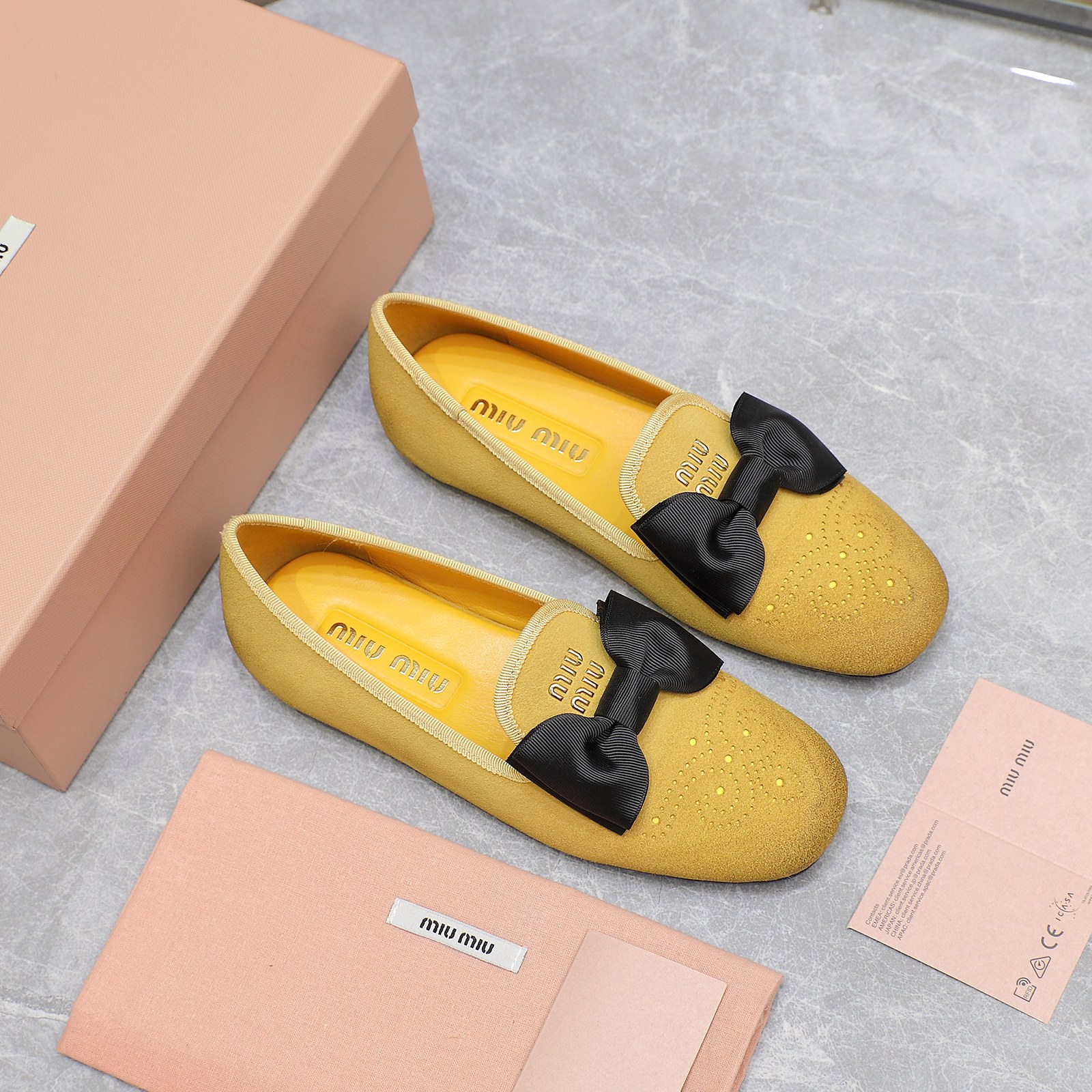 Miu Miu Bow Accent Loafers: Elegant, Comfortable, and Timeless Style 3 a1736429057683 1518