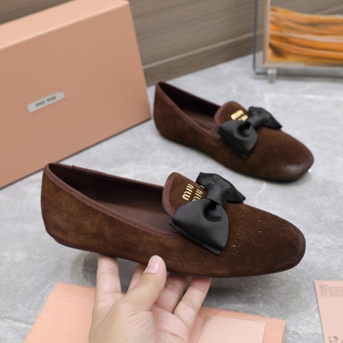 Miu Miu Bow Accent Suede Loafers - Elegant and Cute, Perfect for Any Occasion 14 Miu Miu Bow Accent Suede Loafers - Elegant and Cute, Perfect for Any Occasion