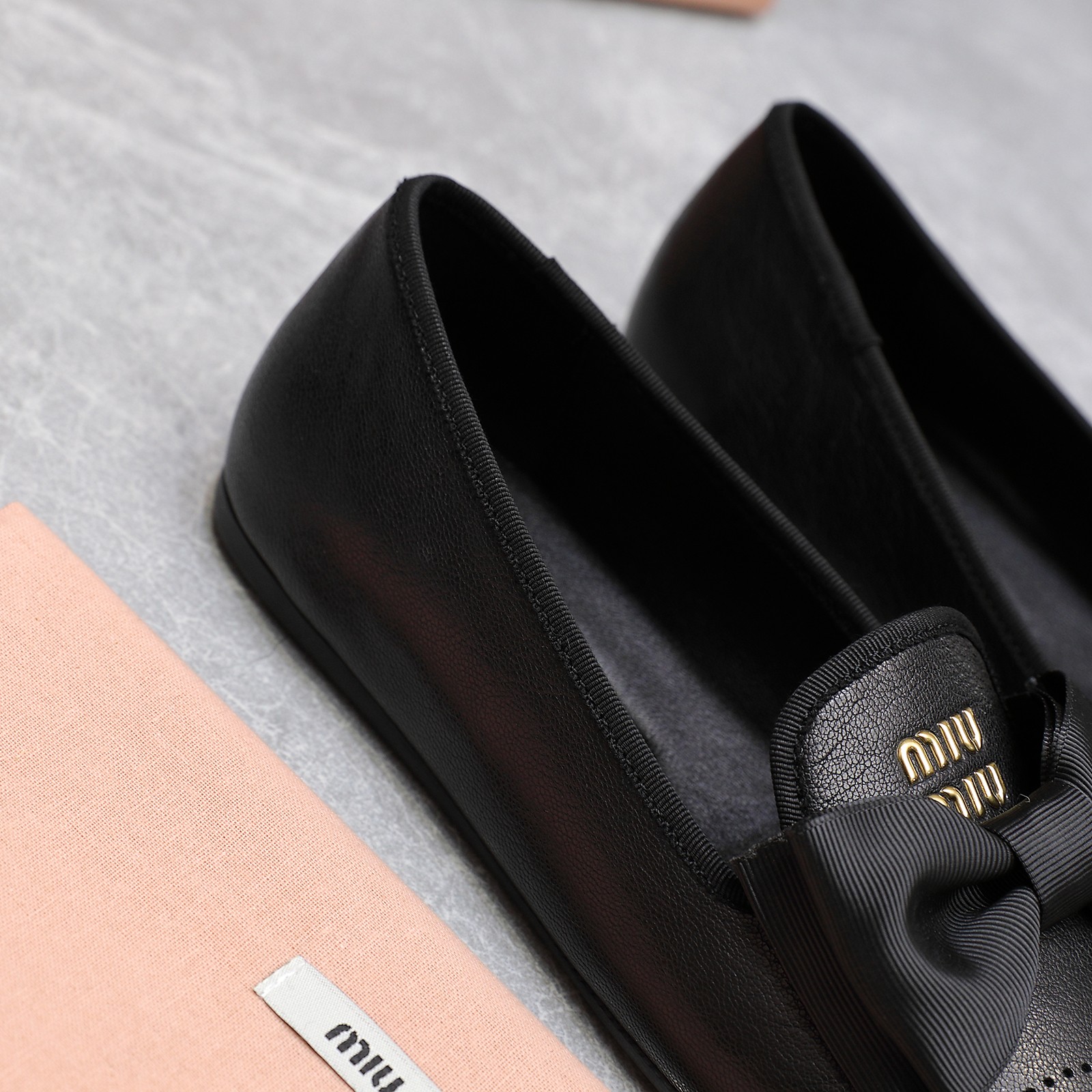 Miu Miu Bow Leather Loafers Spring/Summer New Collection - Elegant and Cute 7 a1736429183533 8554