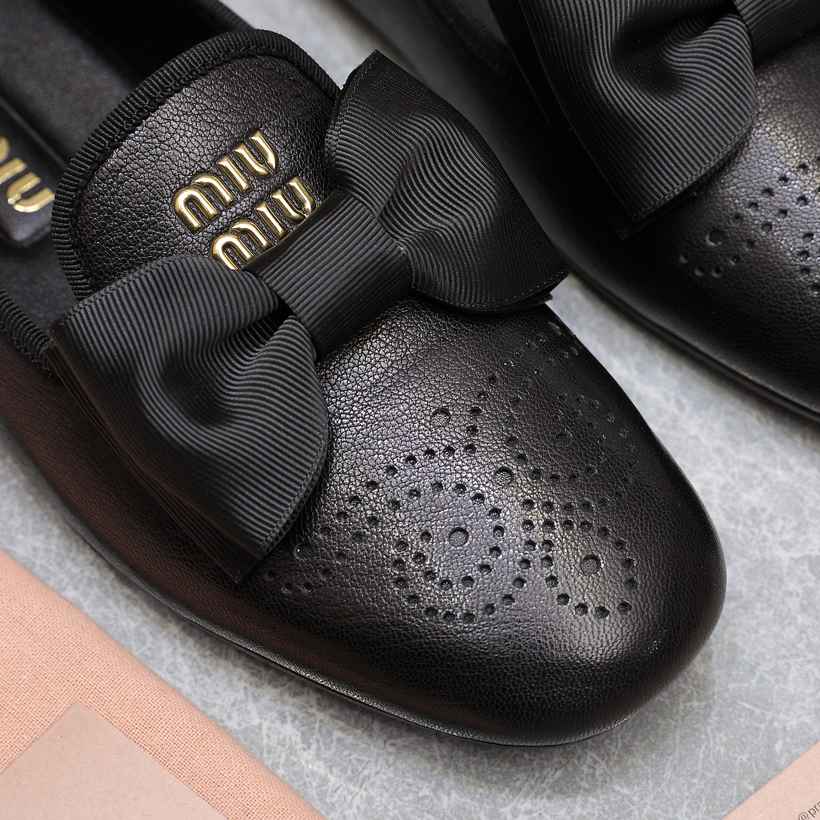 Miu Miu Bow Leather Loafers Spring/Summer New Collection - Elegant and Cute 10 a1736429185435 6612