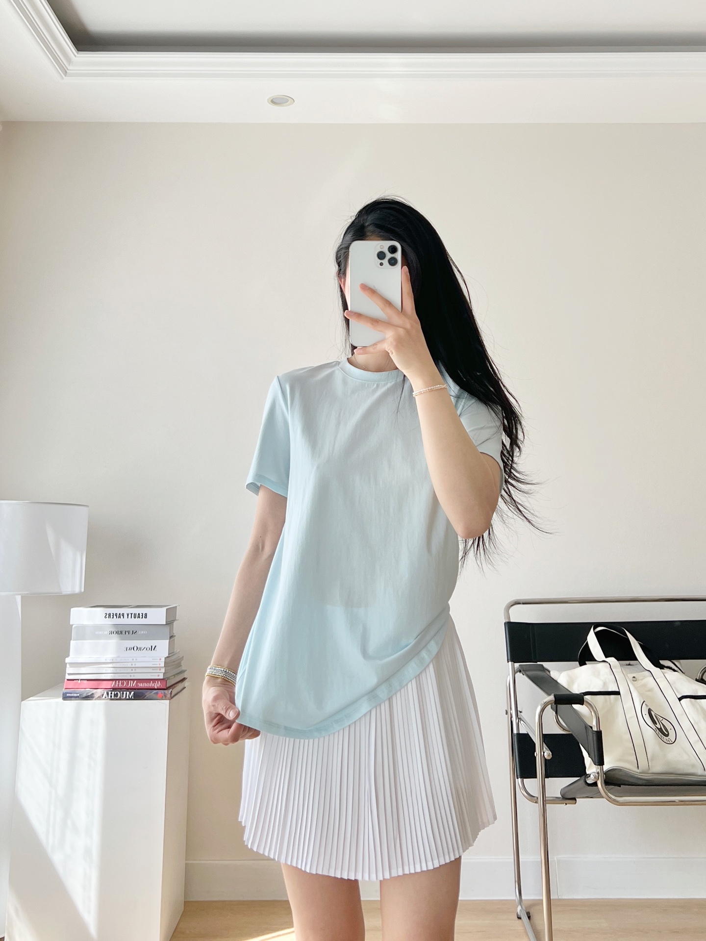 Lululemon t-shirt lounge light blue yoga