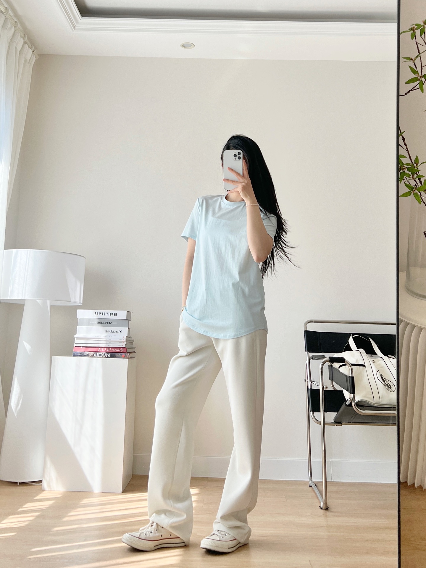 Lululemon t-shirt lounge light blue yoga