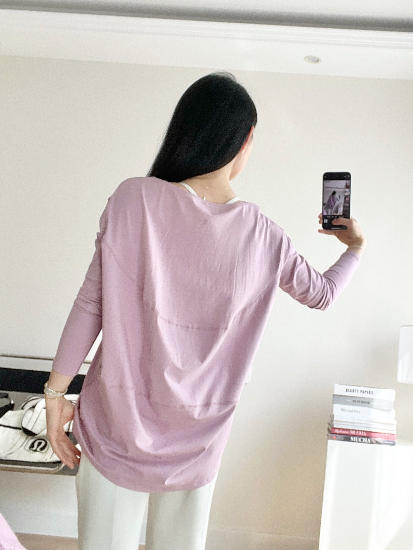 Lulu Long sleeve Lululemon Back In Action T yoga