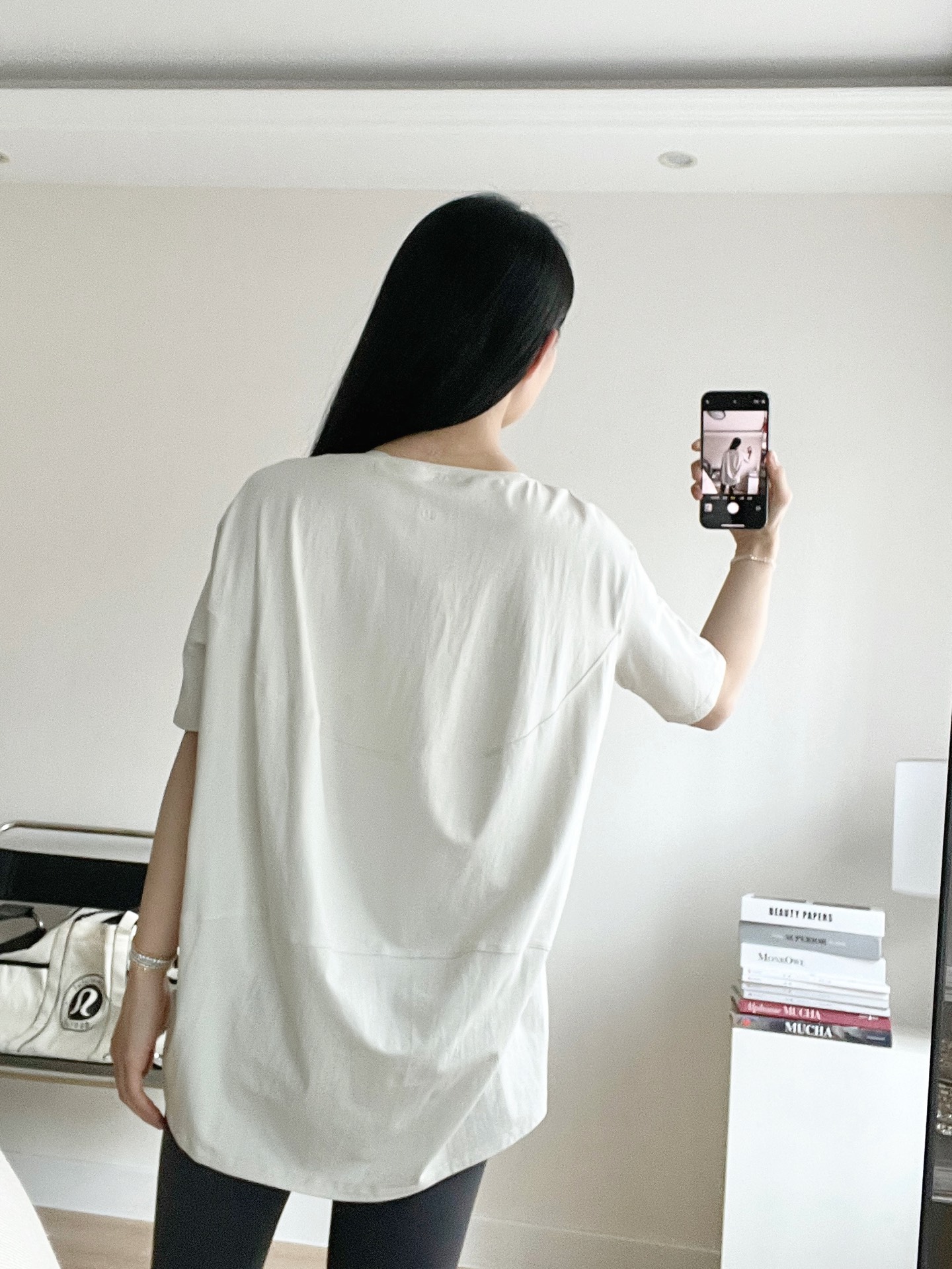 Lululemon Back In Action t-shirt everyday white yoga