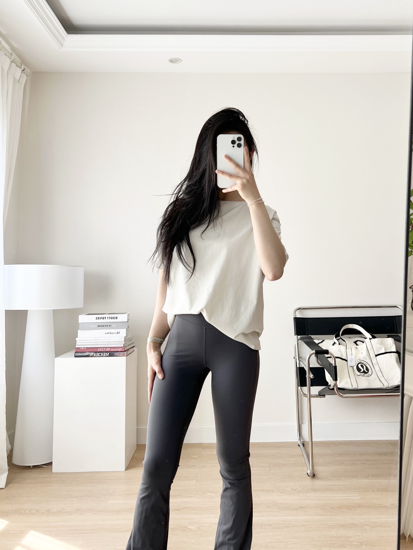 Lululemon Back In Action t-shirt everyday white yoga