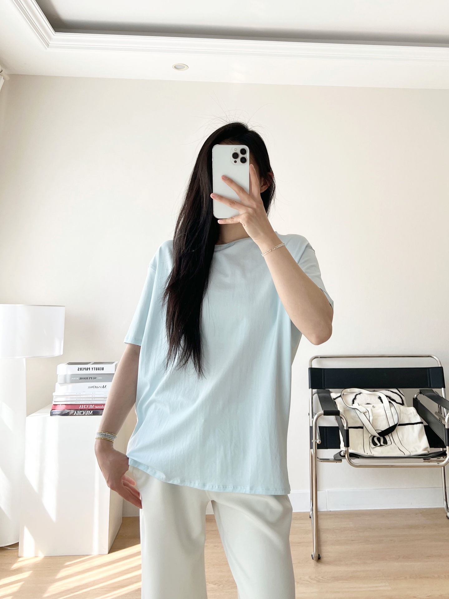 Lululemon Back In Action t-shirt everyday light blue yoga