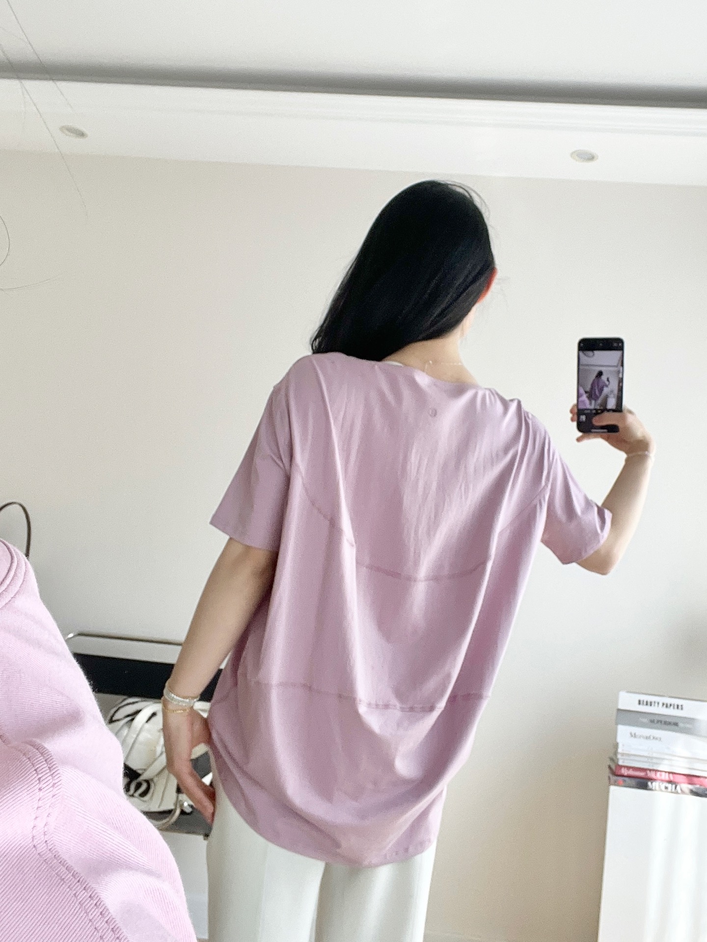 Lululemon Back In Action t-shirt everyday pink yoga