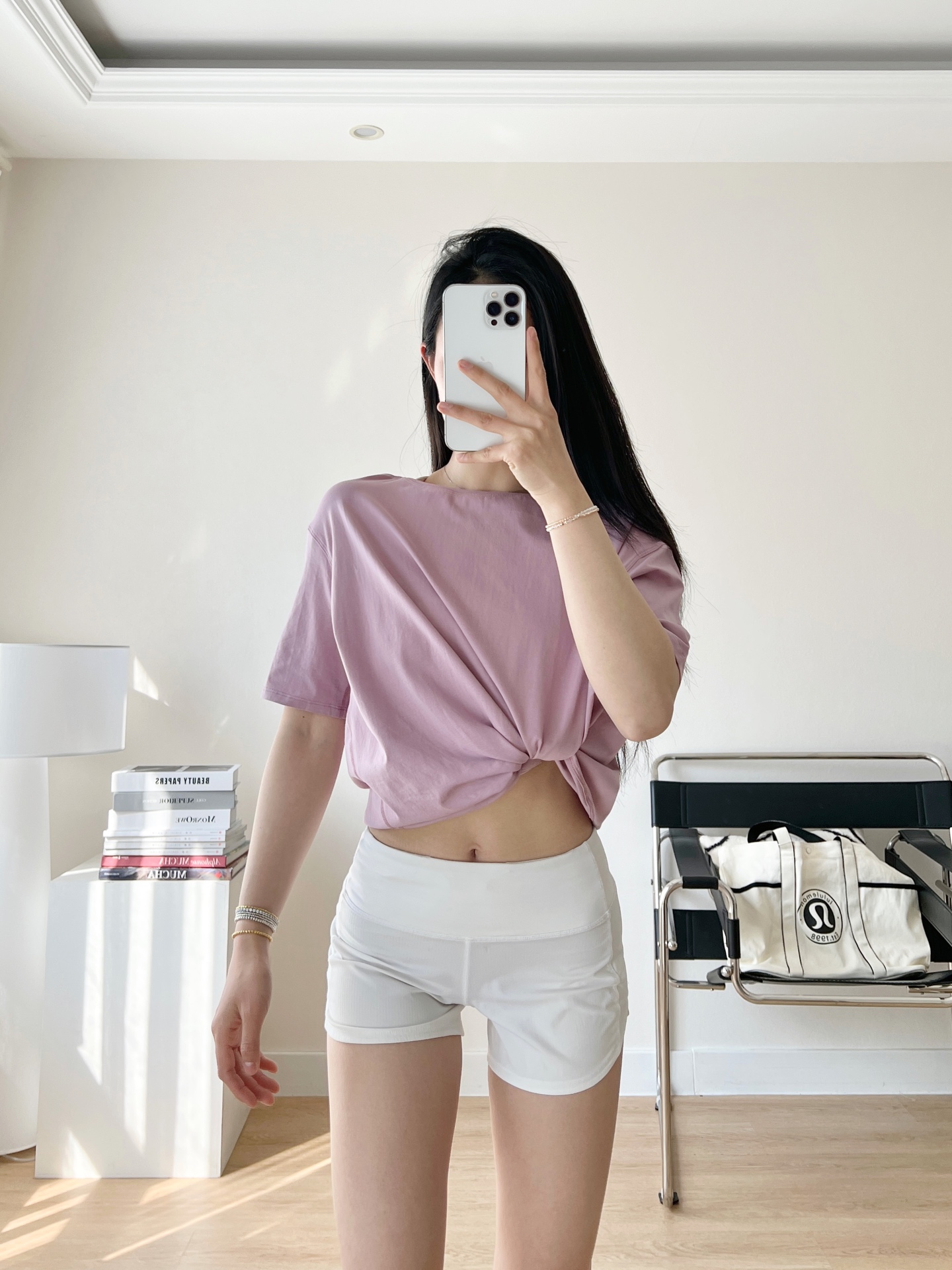 Lululemon Back In Action t-shirt everyday pink yoga
