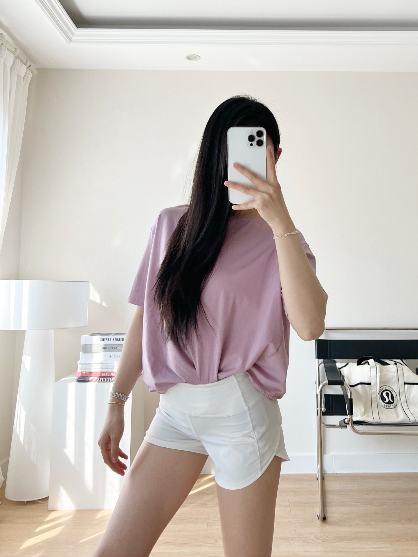 Lululemon Back In Action t-shirt everyday pink yoga