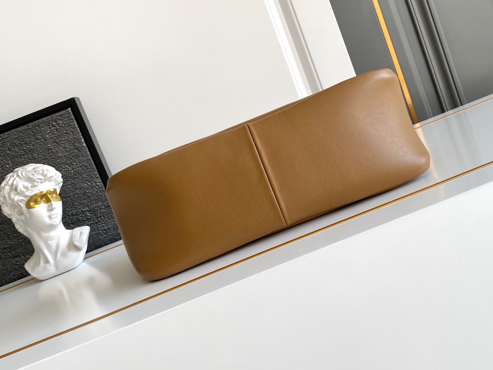 本革2WAYバッグ イタリア製 牛革×羊革 シンプル 肩掛け 手提げ