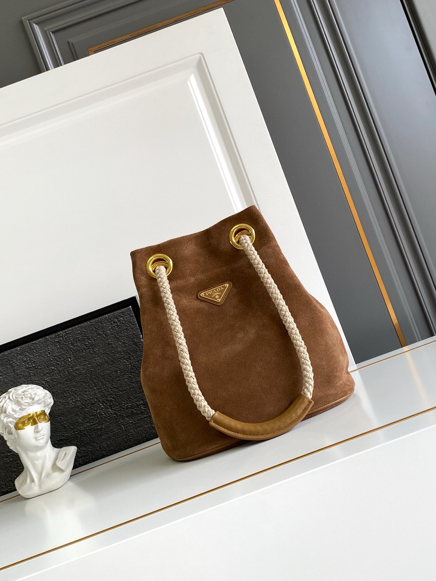 Prada Style Leather Top Handle Bag Lookbook Reference image 1
