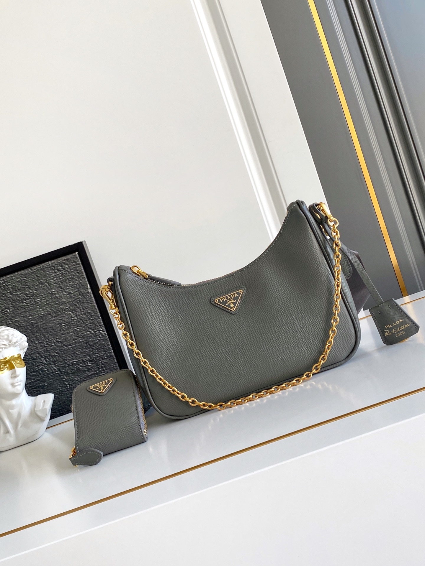 Prada 十字纹baokuanqnylon