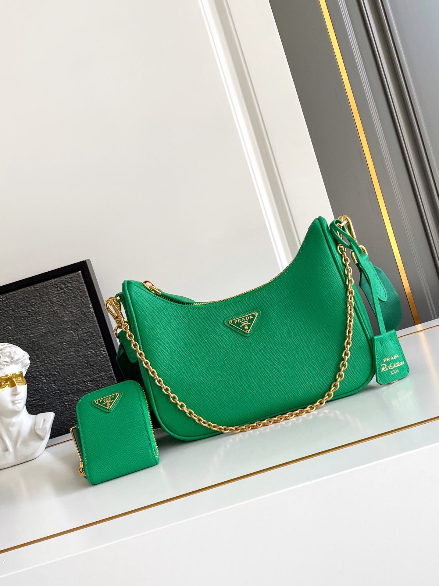 Prada 十字纹baokuanqnylon