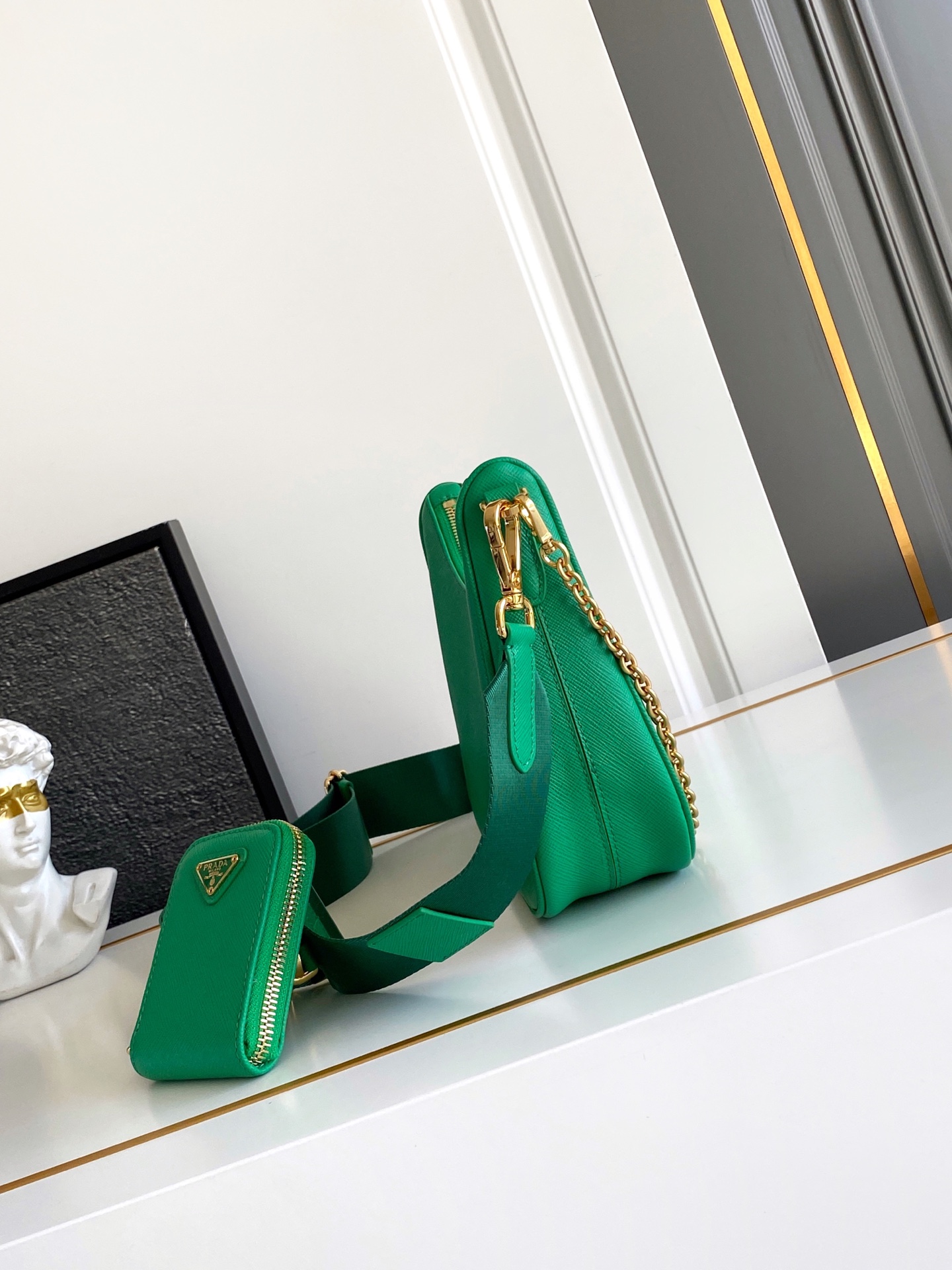Prada 十字纹baokuanqnylon