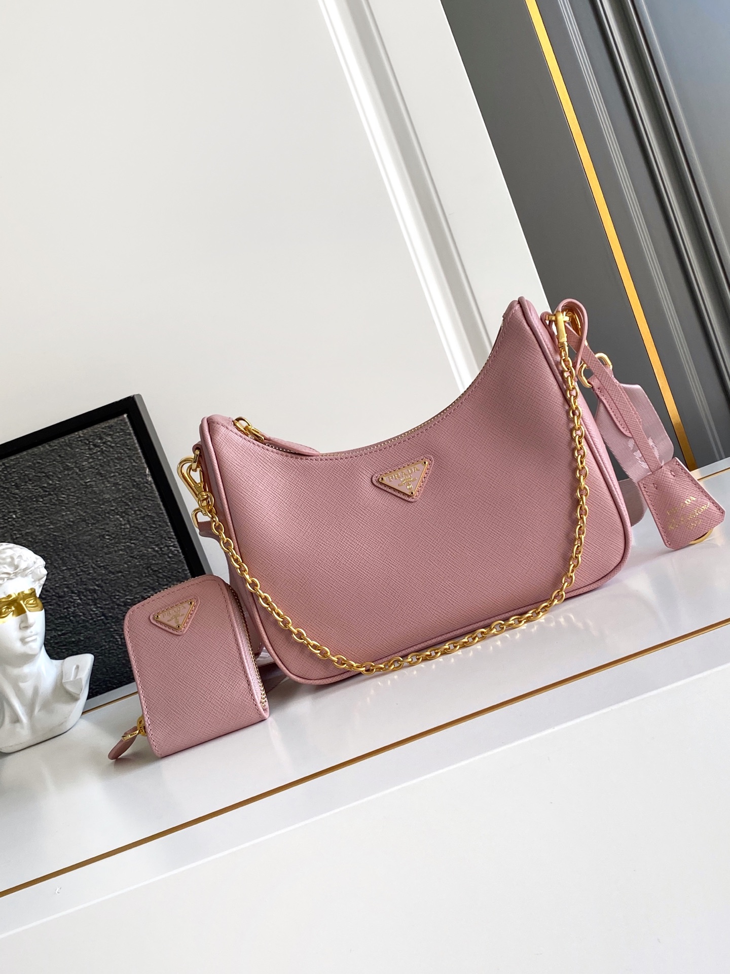 Prada 十字纹baokuanqnylon