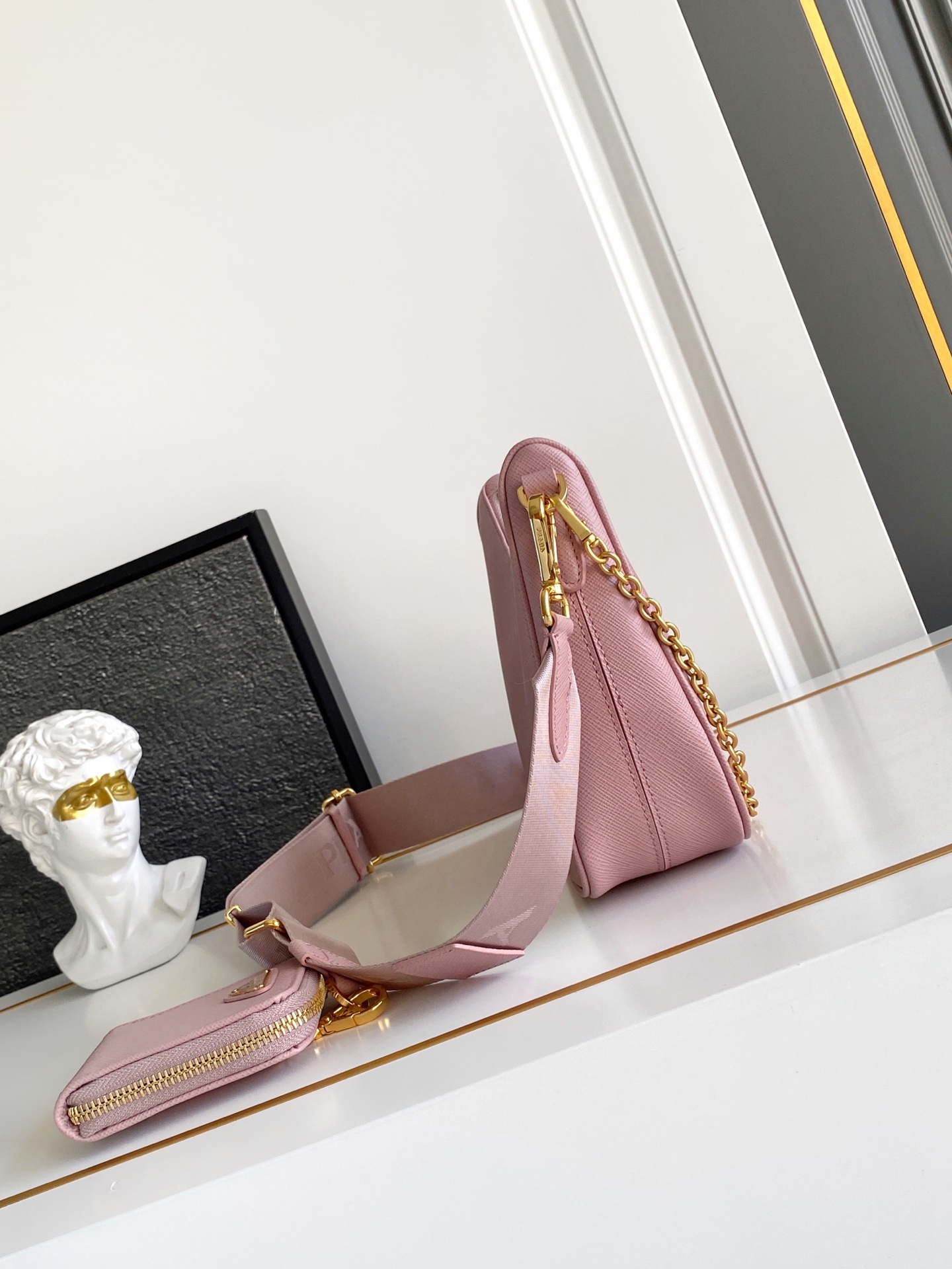 Prada 十字纹baokuanqnylon