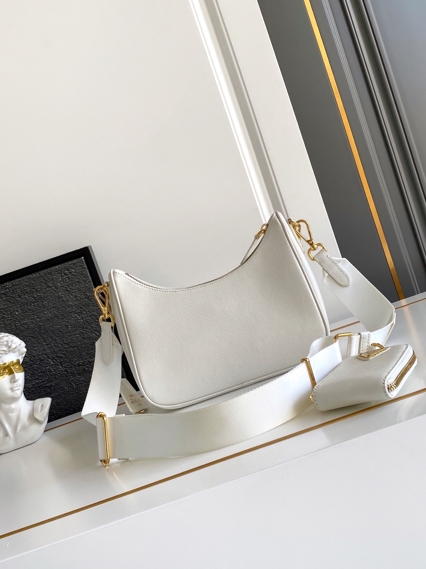Prada 十字纹baokuanqnylon