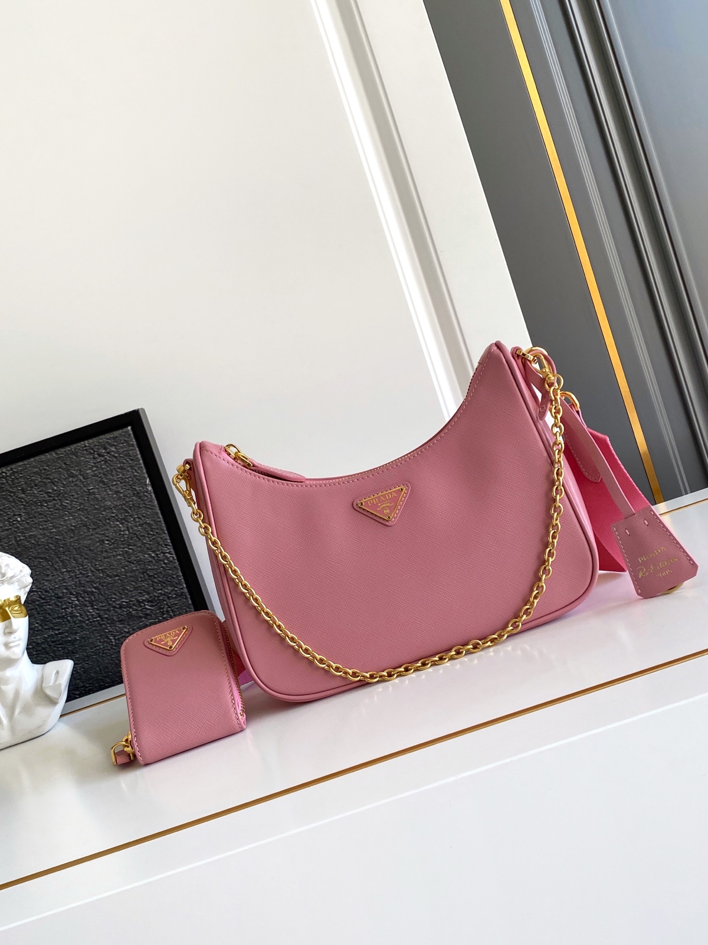 Prada 十字纹baokuanqnylon