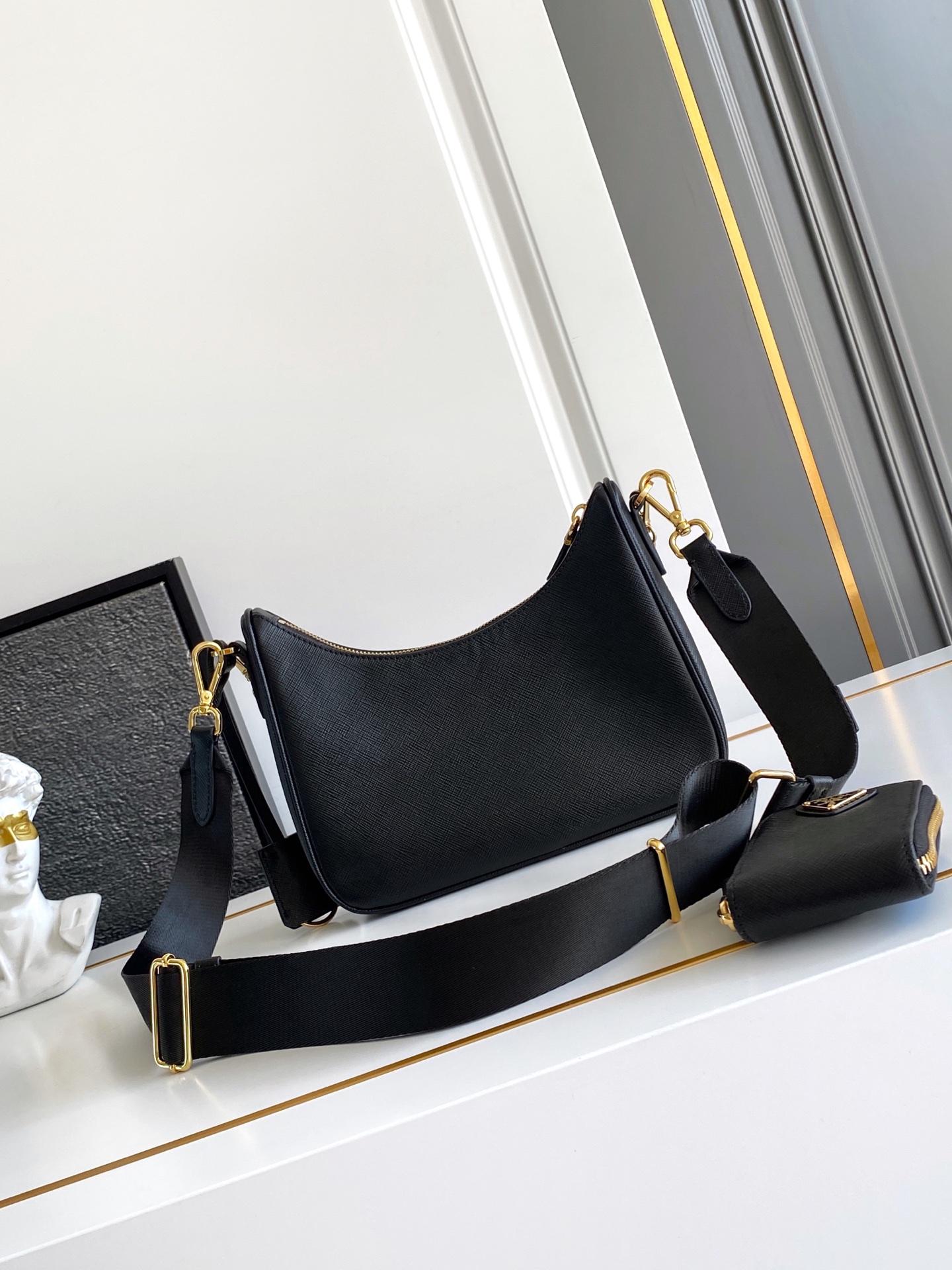 Prada 十字纹baokuanqnylon